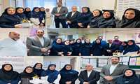 بازدید رئیس اورژانس پیش بیمارستانی دانشگاه به مناسبت روز پرستار